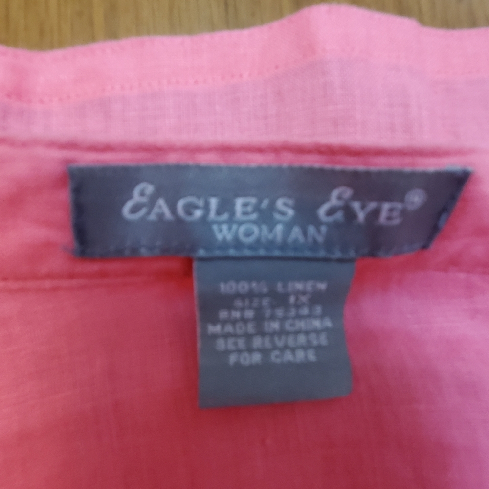 Women's Pink Tunic Blouse - Picture 3 of 6